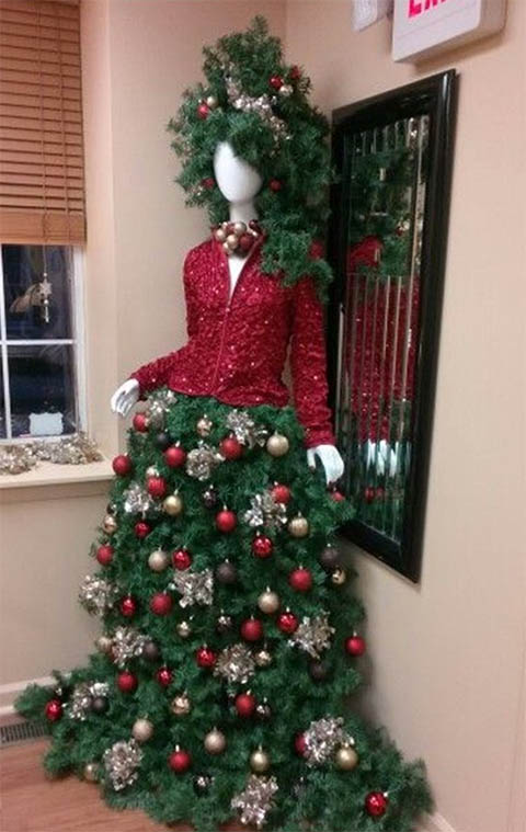 DIY Mannequin Christmas Tree