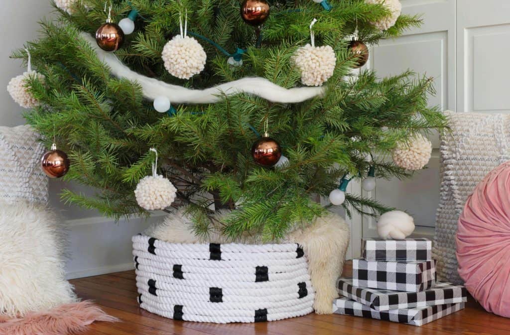 DIY Rope tree collar