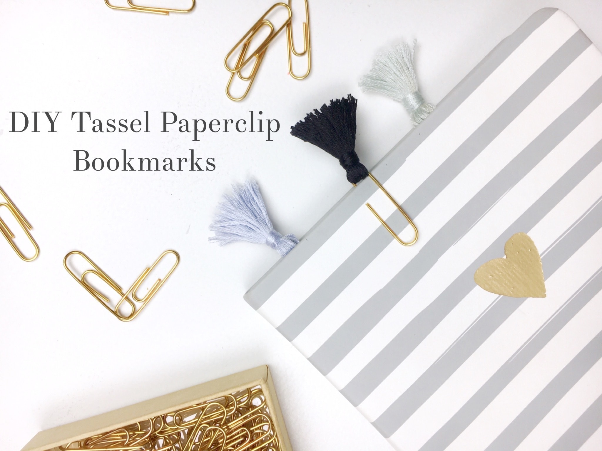 DIY Tassel Bookmarks by cassie scroggins
