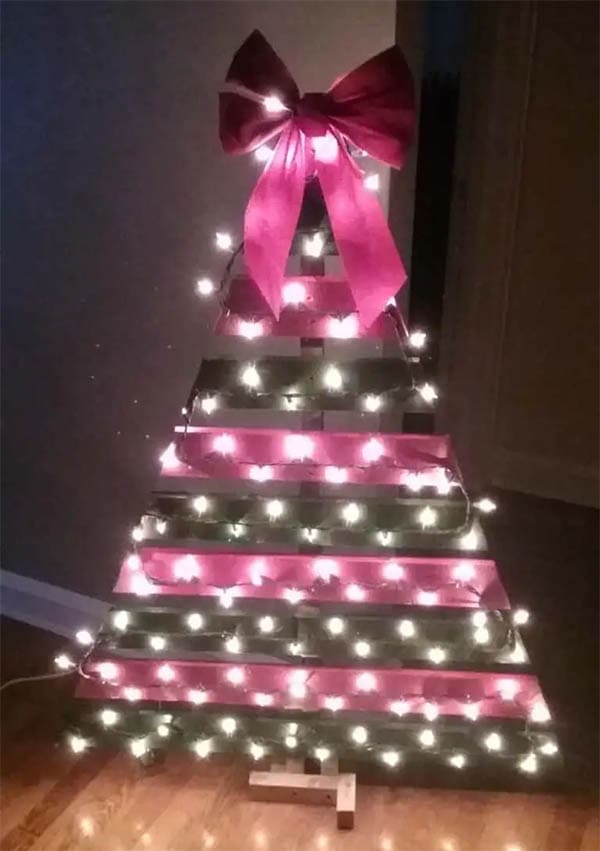 Easy Pallet Christmas Tree 1001pallets