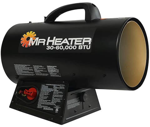 Mr. Heater MH60QFAV 60,000 BTU Portable Propane Forced Air Heater