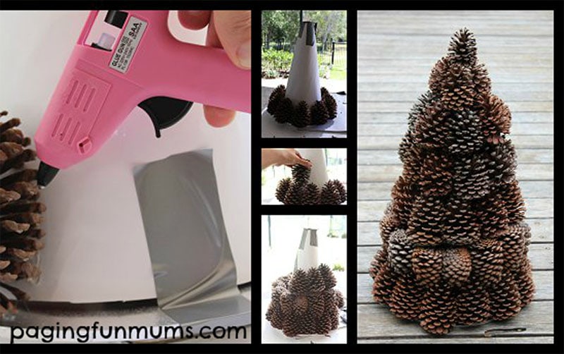 Pinecone Tree Centerpiece