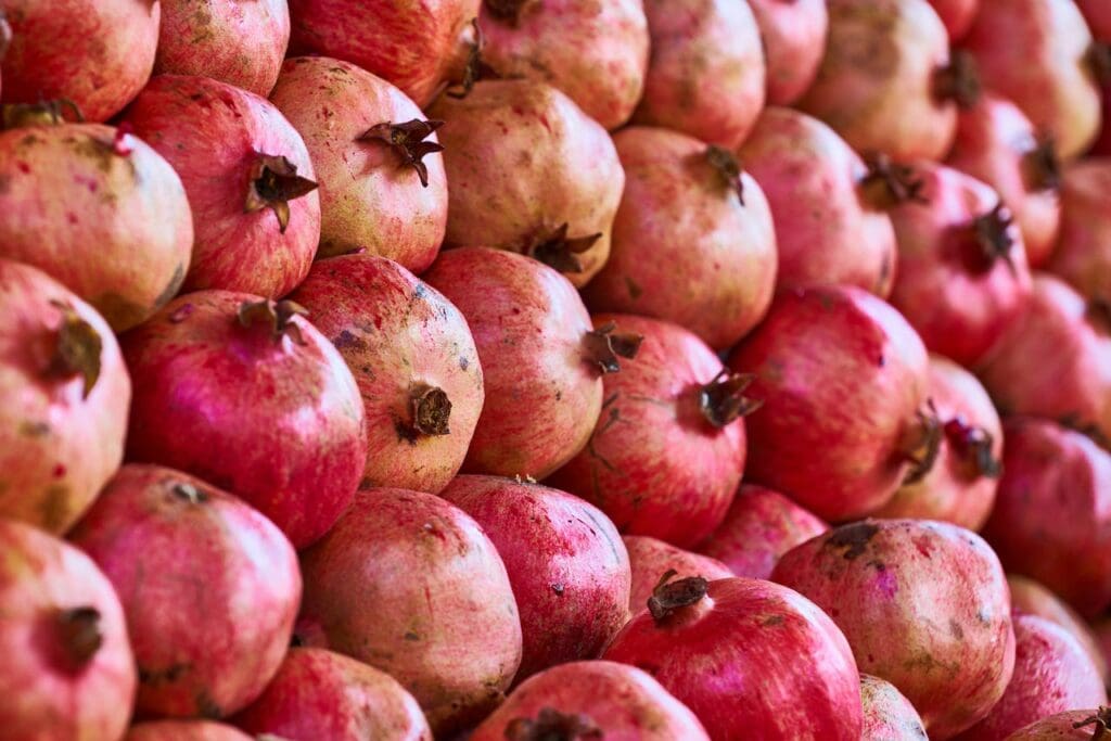 Red Silk Pomegranate