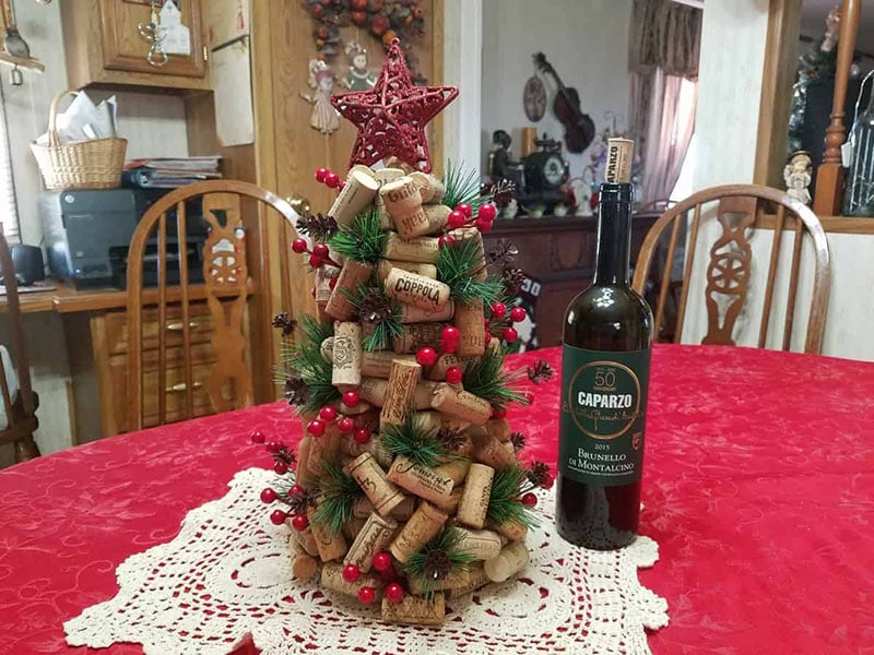 WINE CORK CHRISTMAS TREE