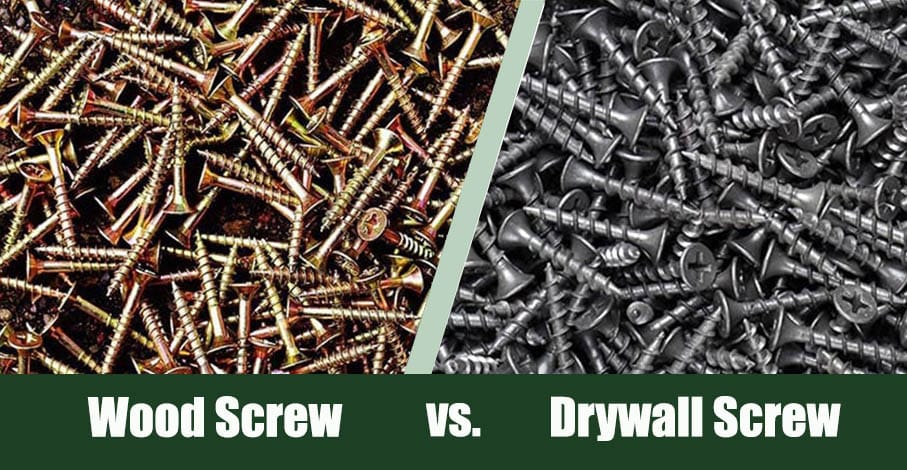 Wood Screw vs. Drywall Screw