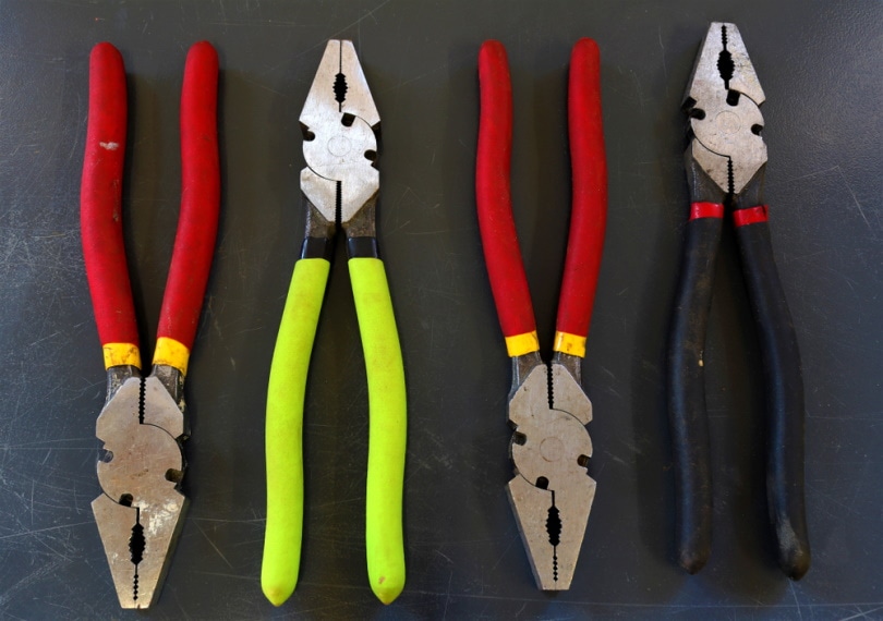 coloful fencing pliers