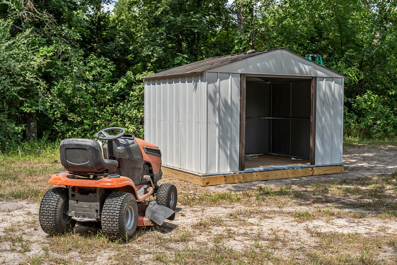 lawn mower shed