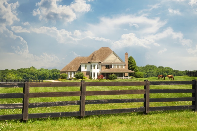 luxury house in the ranch