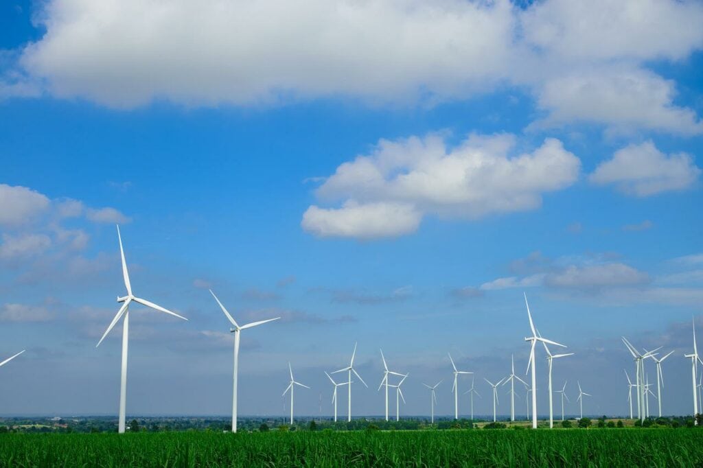 wind turbines