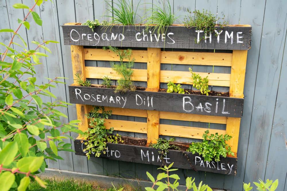 wood planter