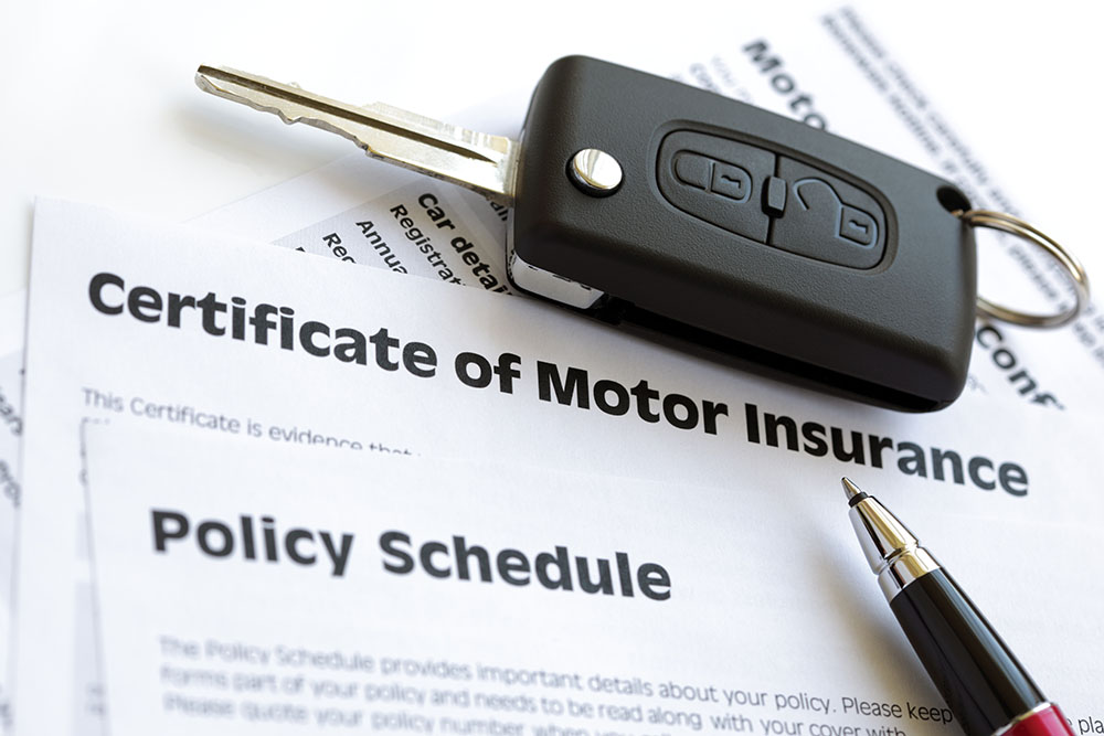 Certificate of motor insurance