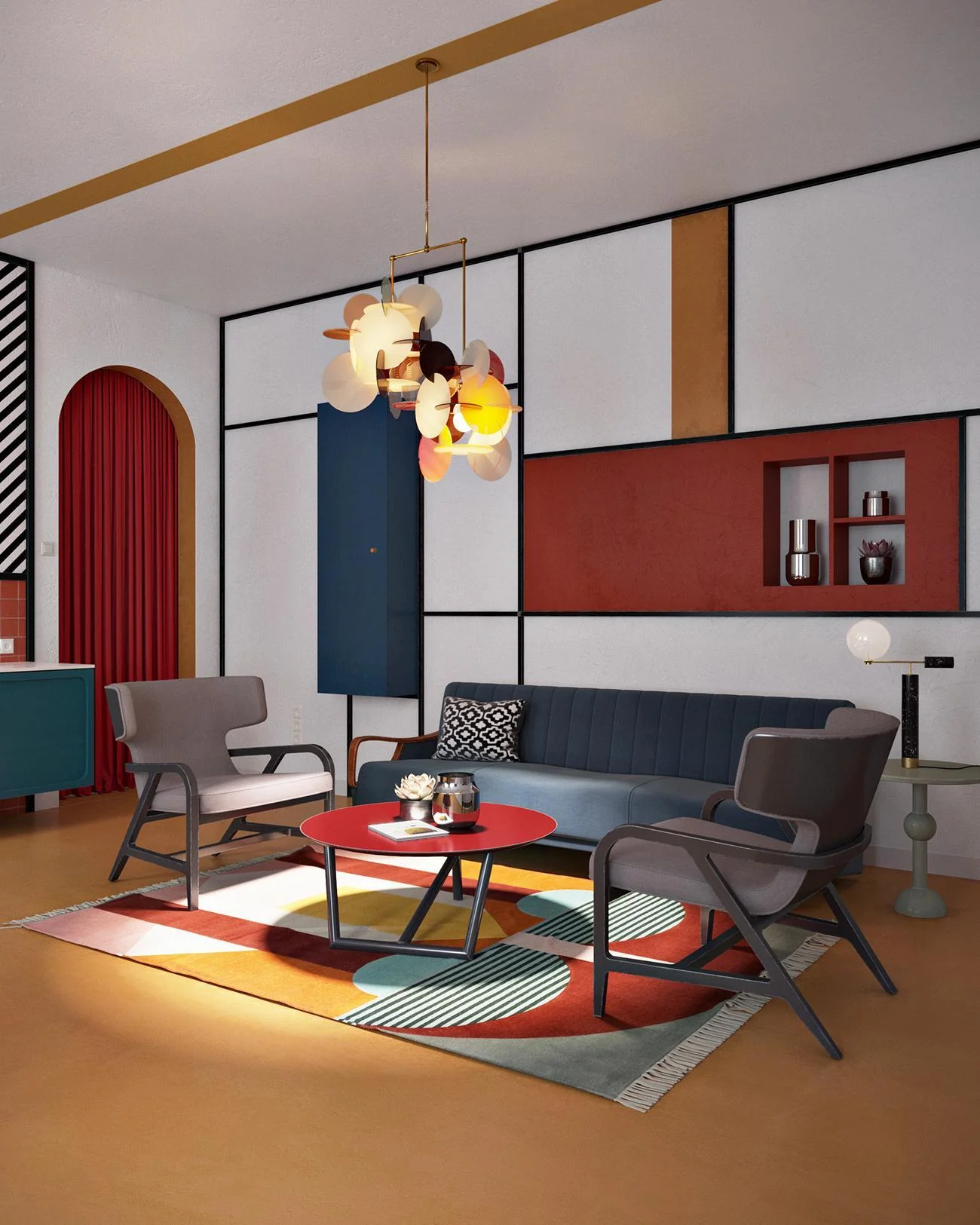Colorful but Clean- rockin cushions