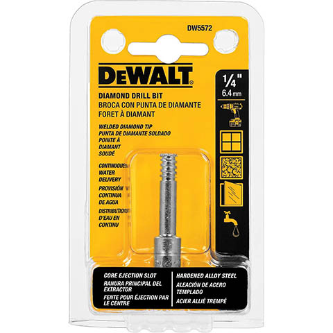 DEWALT Tile Drill Bit, Diamond Tip