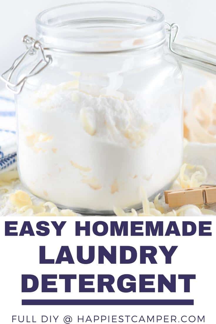 DIY Homemade Laundry Detergent- happiest camper