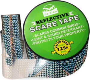 De-Bird Scare Tape - Reflective Tape Outdoor to Keep Away Woodpecker
