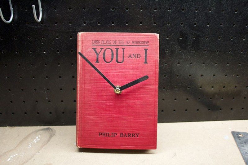 Decorative Book Clock by Laira Martinez