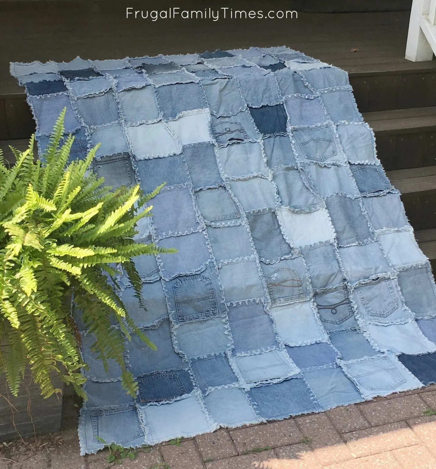 Denim Quilt by This DIY Life