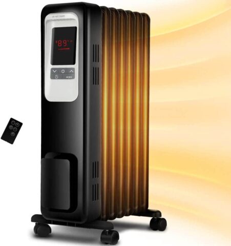 KopBeau 1500W Oil Filled Radiator Electric Heater
