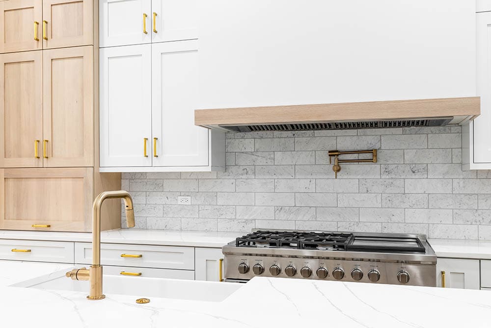 Marble subway tile