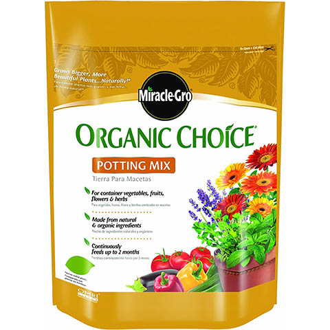 Miracle-Gro 72978510 Organic Choice Potting Mix