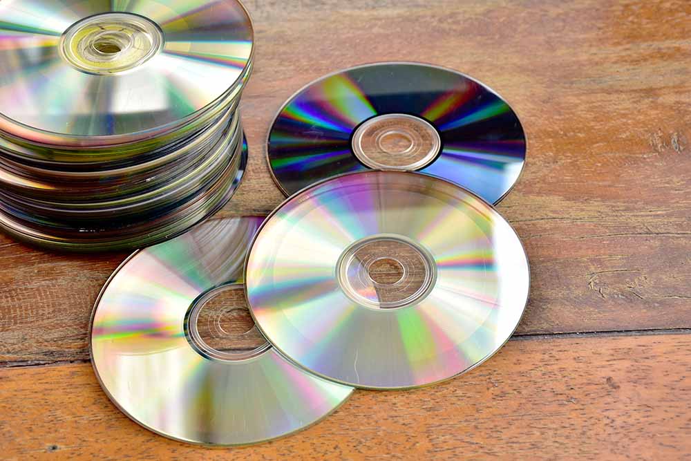 Old used CDs