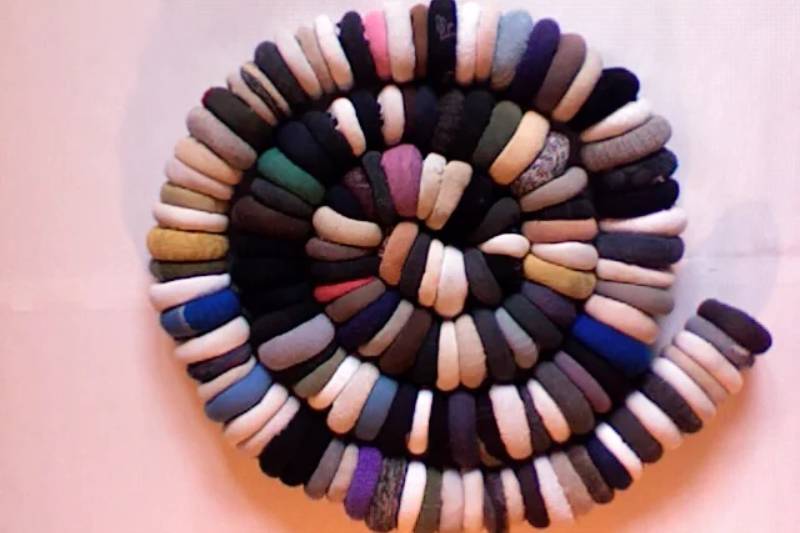 Sock Wreath