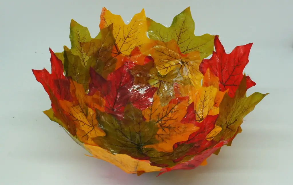 Unique Autumn Leaf Bowl- christines-crafts