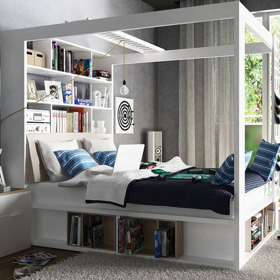 Utilize Every Inch Under and Behind Your Bed- not on the highstreet