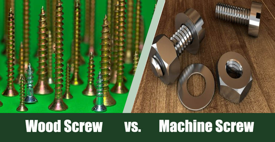 Wood Screw vs. Machine Screw