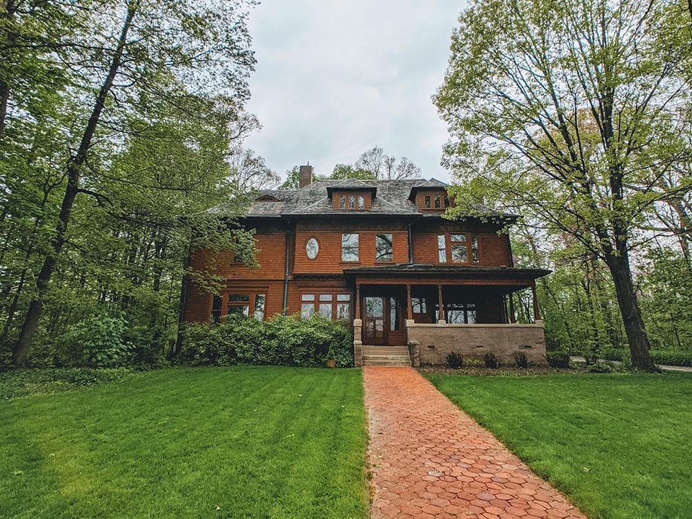 a historic home in Indiana