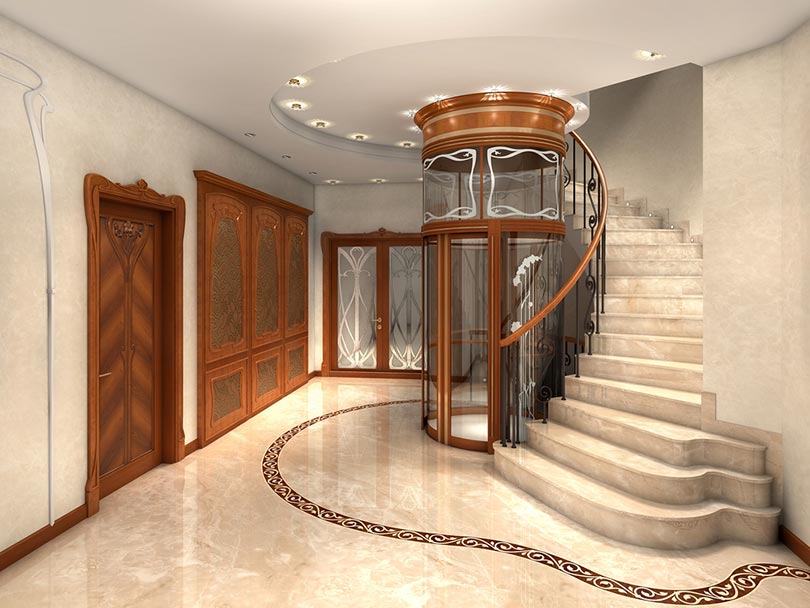 art nouveau entrance hall