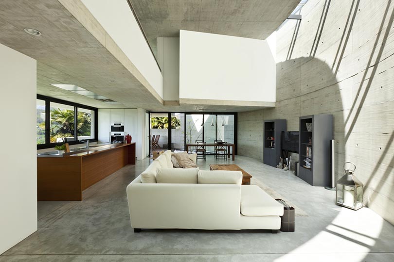 brutalist interior design