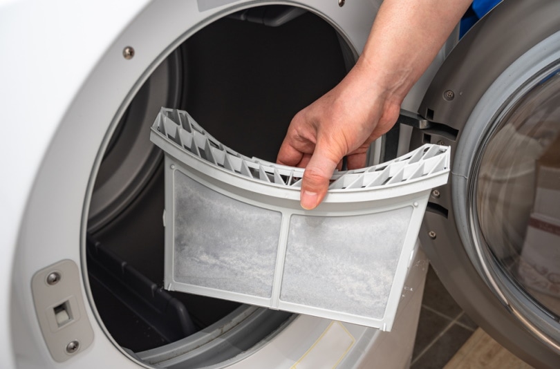 cleaning dryer filter