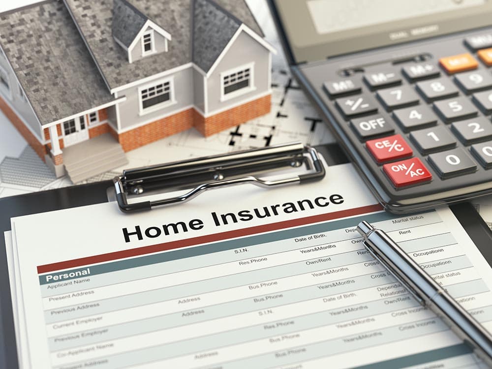 Home insurance form
