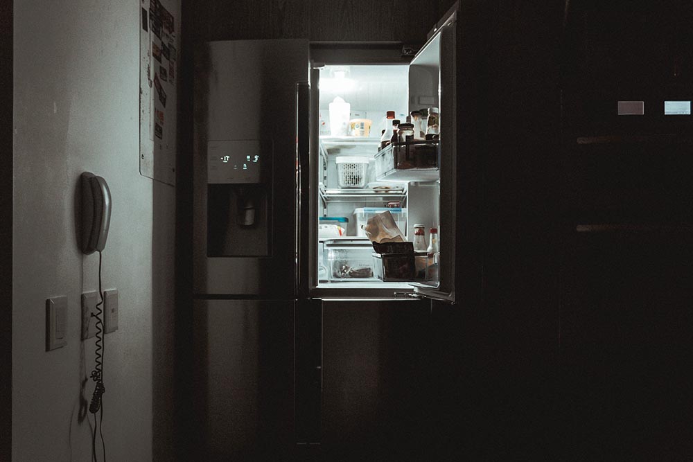 messy fridge
