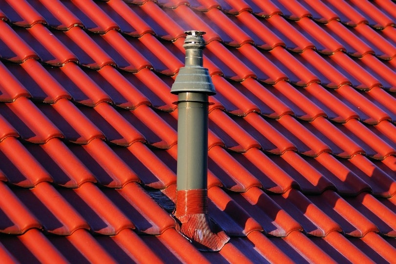 red roof tiles