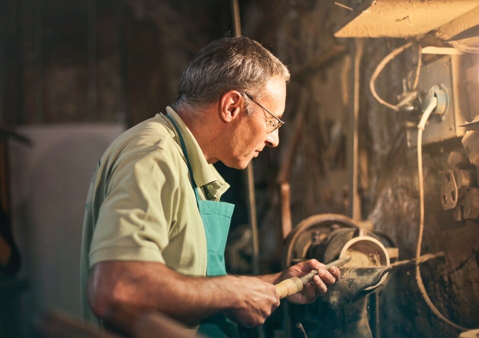 woodturning boring lathe