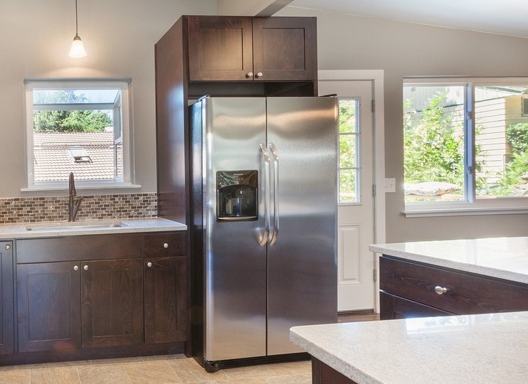 well lit modern kitchen