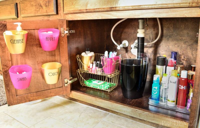 Bathroom Organization {Under the Sink Organizing Tips}