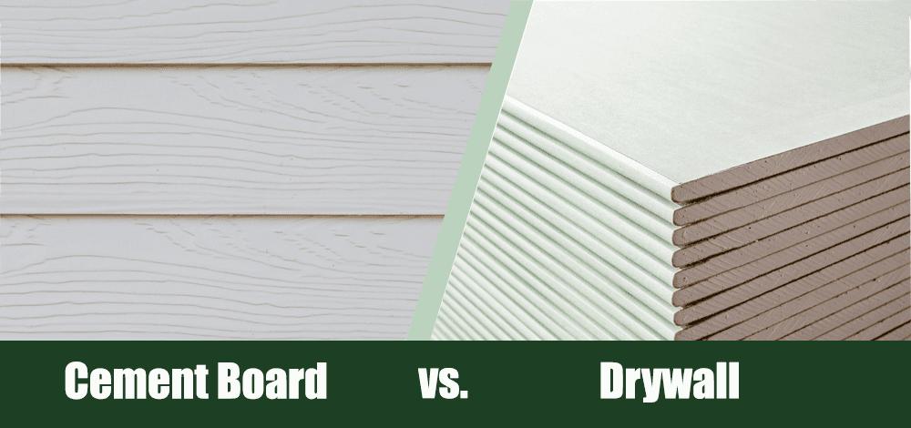 Cement Board vs Drywall Image