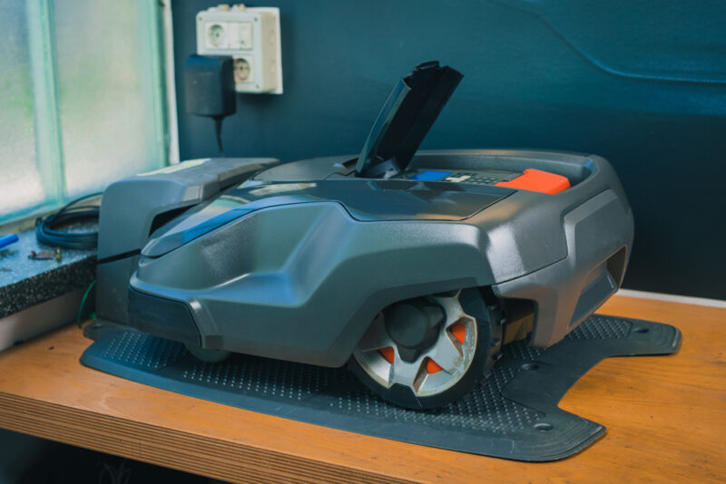 Charging Lawn Mower