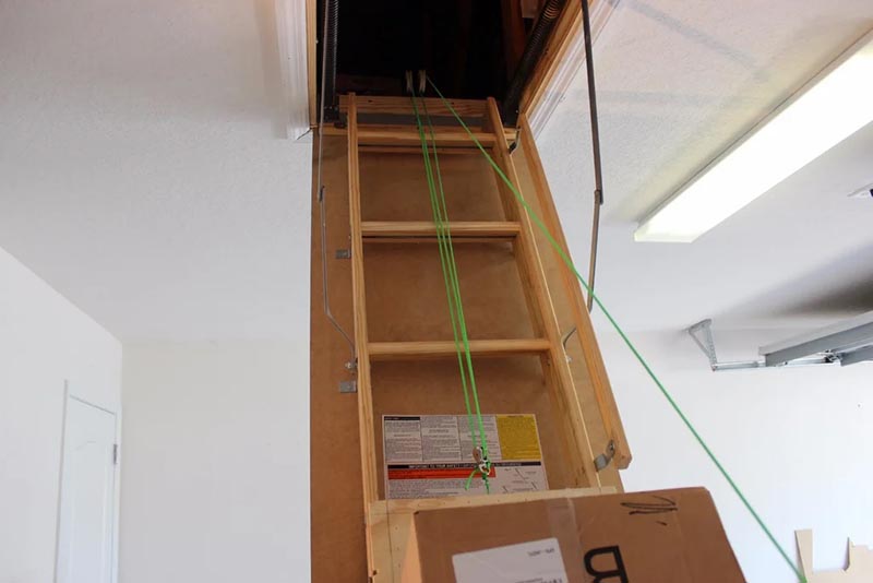 DIY Attic Lift Pulley System