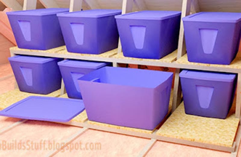 DIY Attic Storage