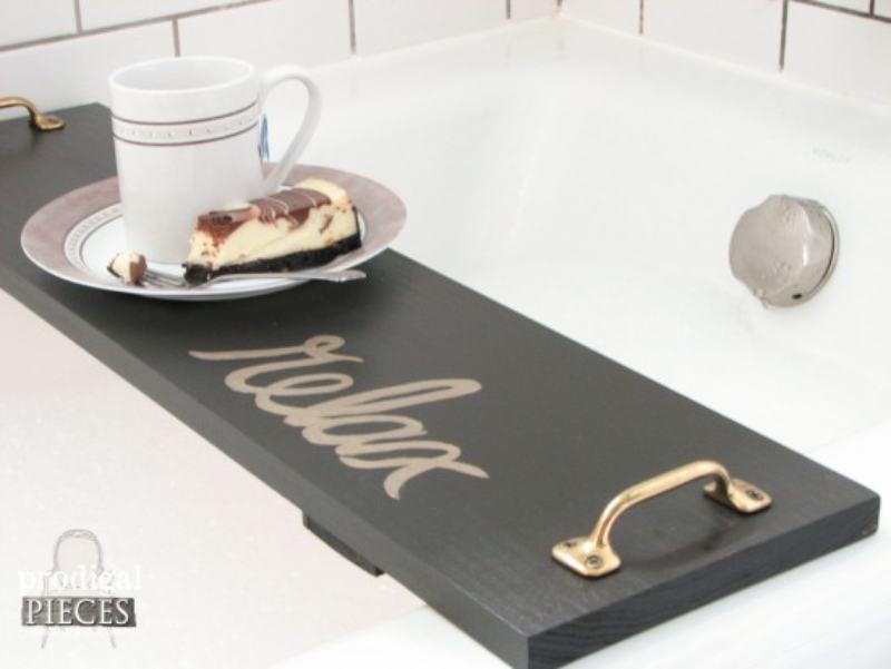 DIY Bathtub Tray Step-by-Step Tutorial