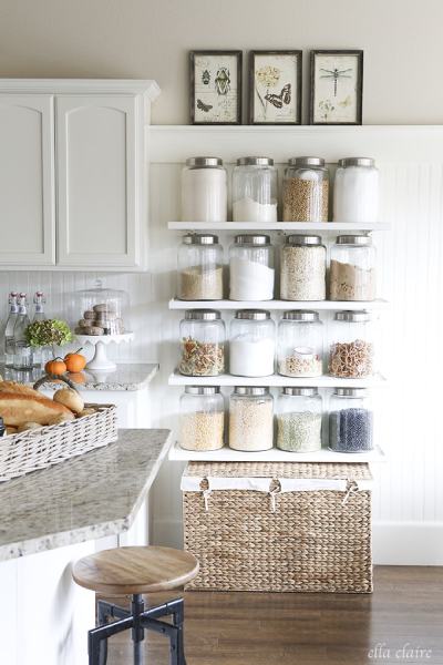 DIY KITCHEN JAR SHELVES TUTORIAL