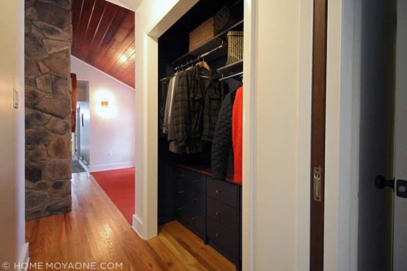 DIY new coat closet
