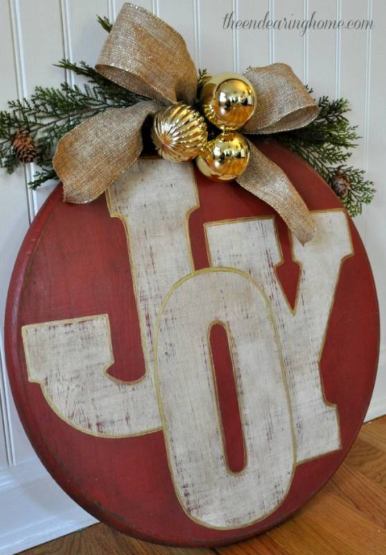 DIY wood holiday ornament