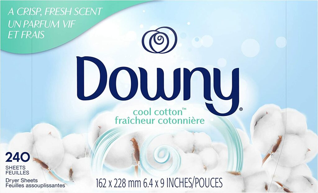 Downy Dryer Sheets, Cool Cotton, 240 Count
