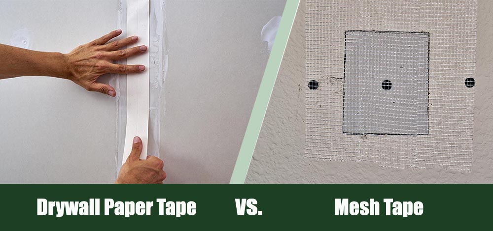 Drywall paper tape vs mesh tape