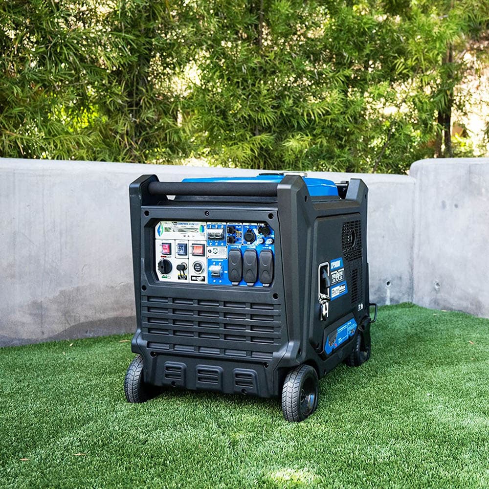 DuroMax XP9000iH 9000-Watt 459cc Dual Fuel Digital Inverter Hybrid Portable Generator outdoor